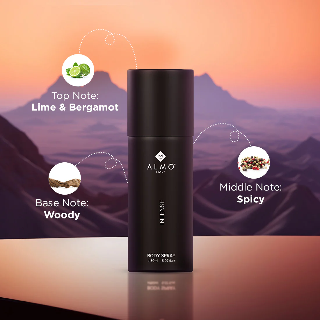 Almo Italy | Intense Body Spray (150ml) - Image 2