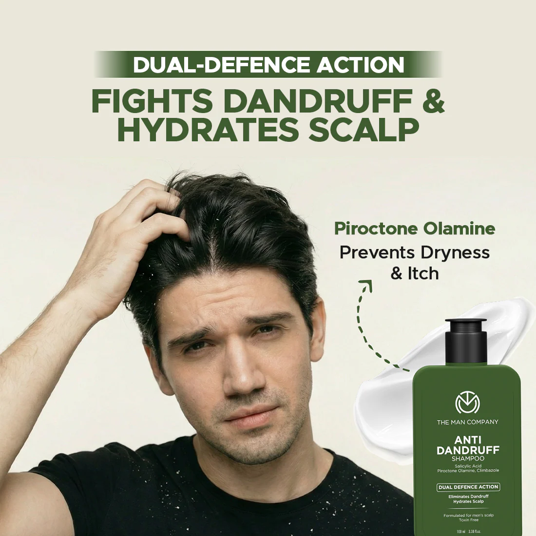 Anti-Dandruff Shampoo for Men | Salicylic Acid | Flake Control from First Wash (100ml) - Image 4