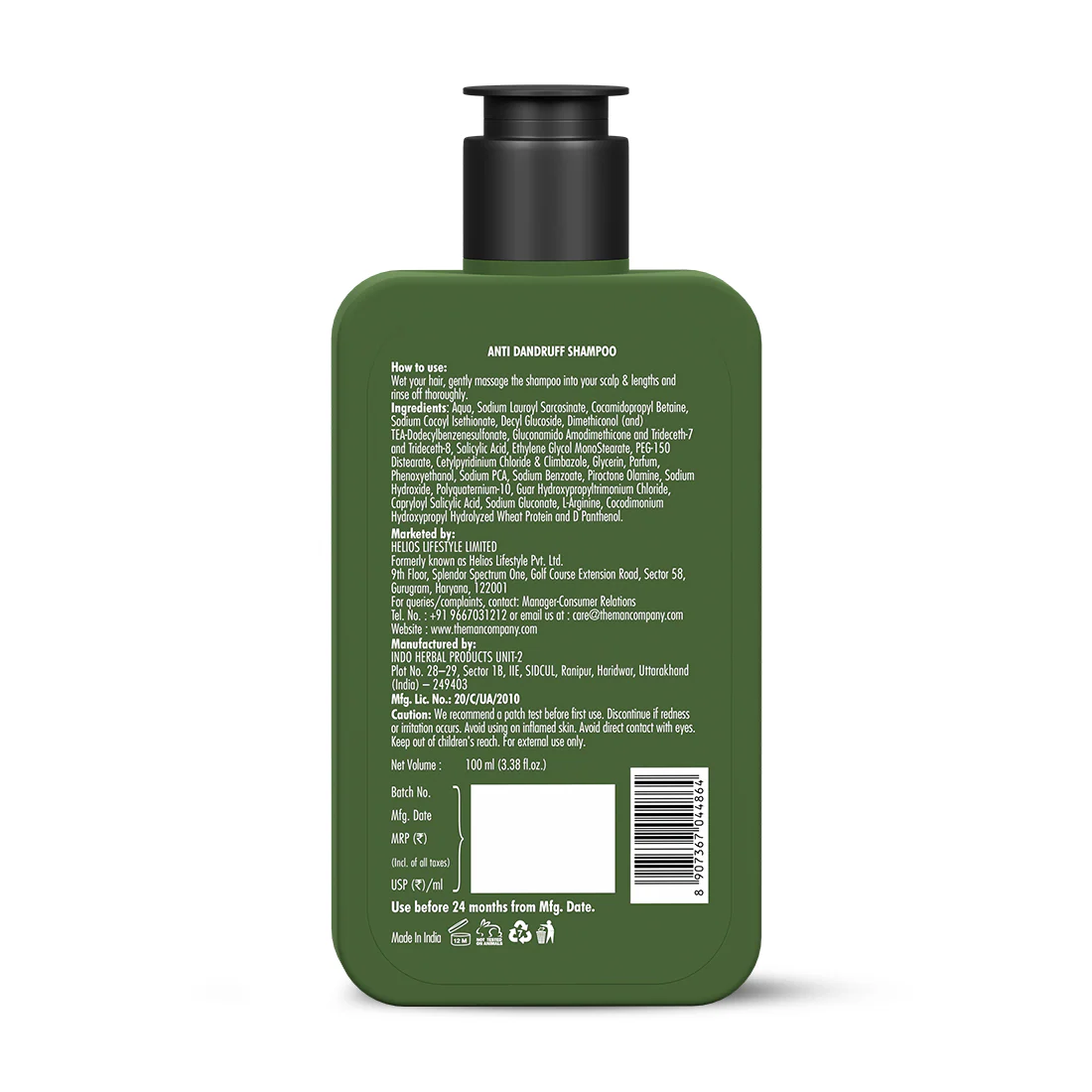 Anti-Dandruff Shampoo for Men | Salicylic Acid | Flake Control from First Wash (100ml) - Image 8