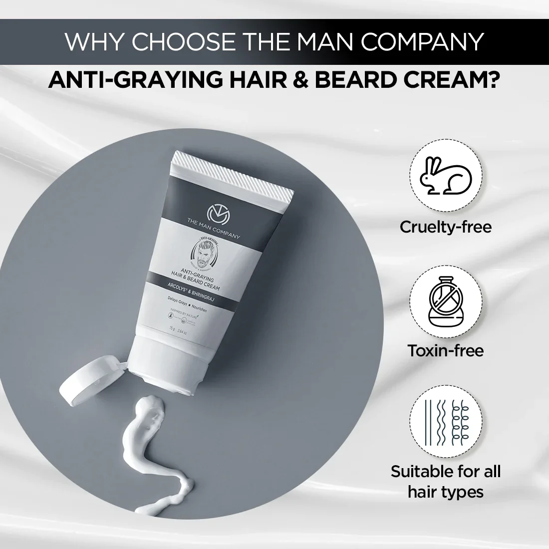 Anti-Graying Hair & Beard Cream | Arcolys & Bhringraj - Image 4