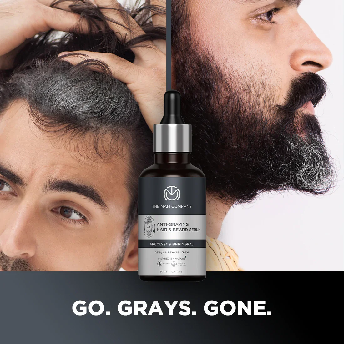 Anti-Graying Hair & Beard Serum | Arcolys & Bhringraj - Image 10