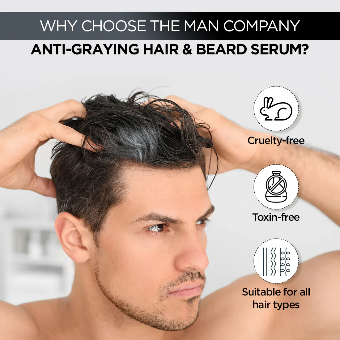 Anti-Graying Hair & Beard Serum | Arcolys & Bhringraj - Image 6