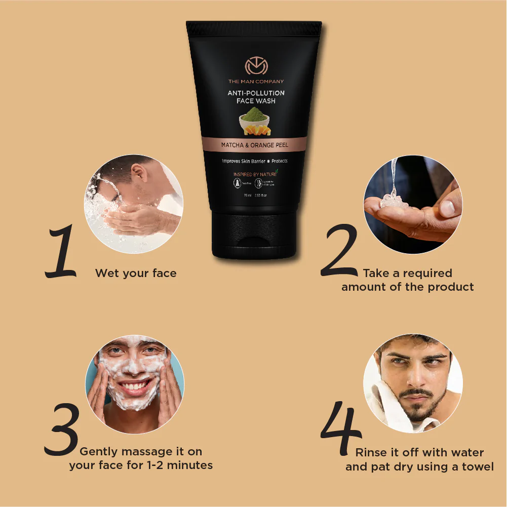 Anti-Pollution Face Wash | Matcha & Orange Peel - Image 14