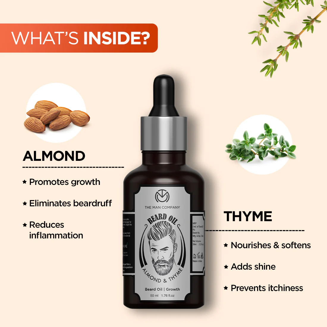 Beard Oil | Almond & Thyme - Image 11