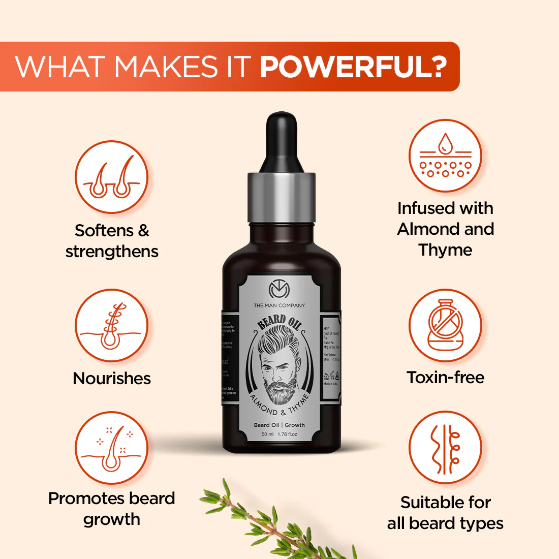 Beard Oil | Almond & Thyme - Image 12