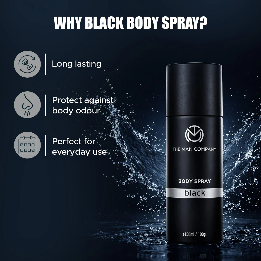 Black Body Spray | 150ml - Image 4