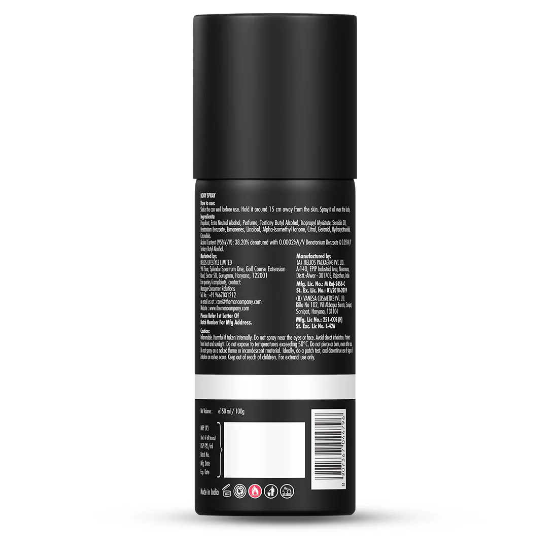 Black Body Spray | 150ml - Image 9
