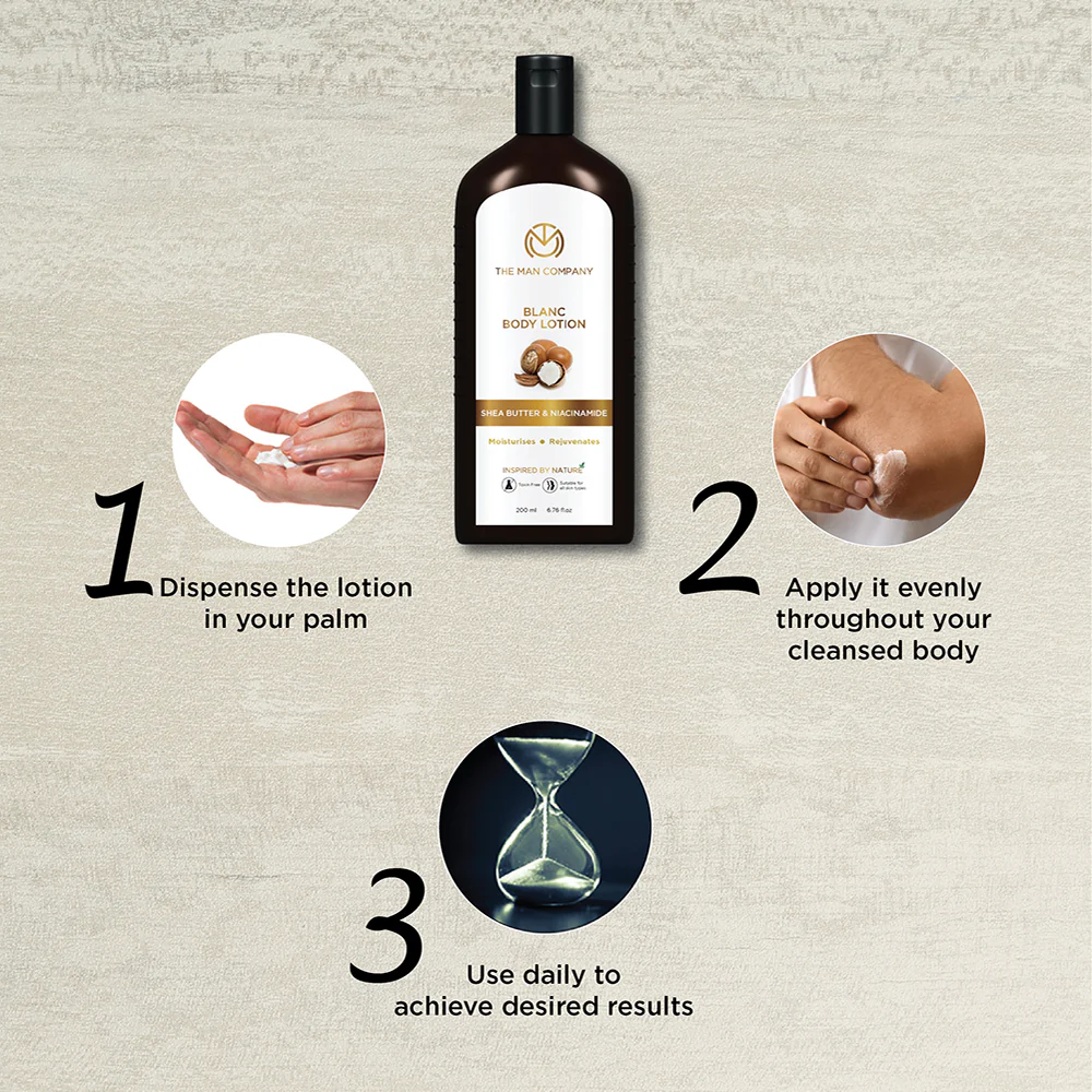 Blanc Body Lotion | Shea Butter & Niacinamide (200 ML) - Image 6