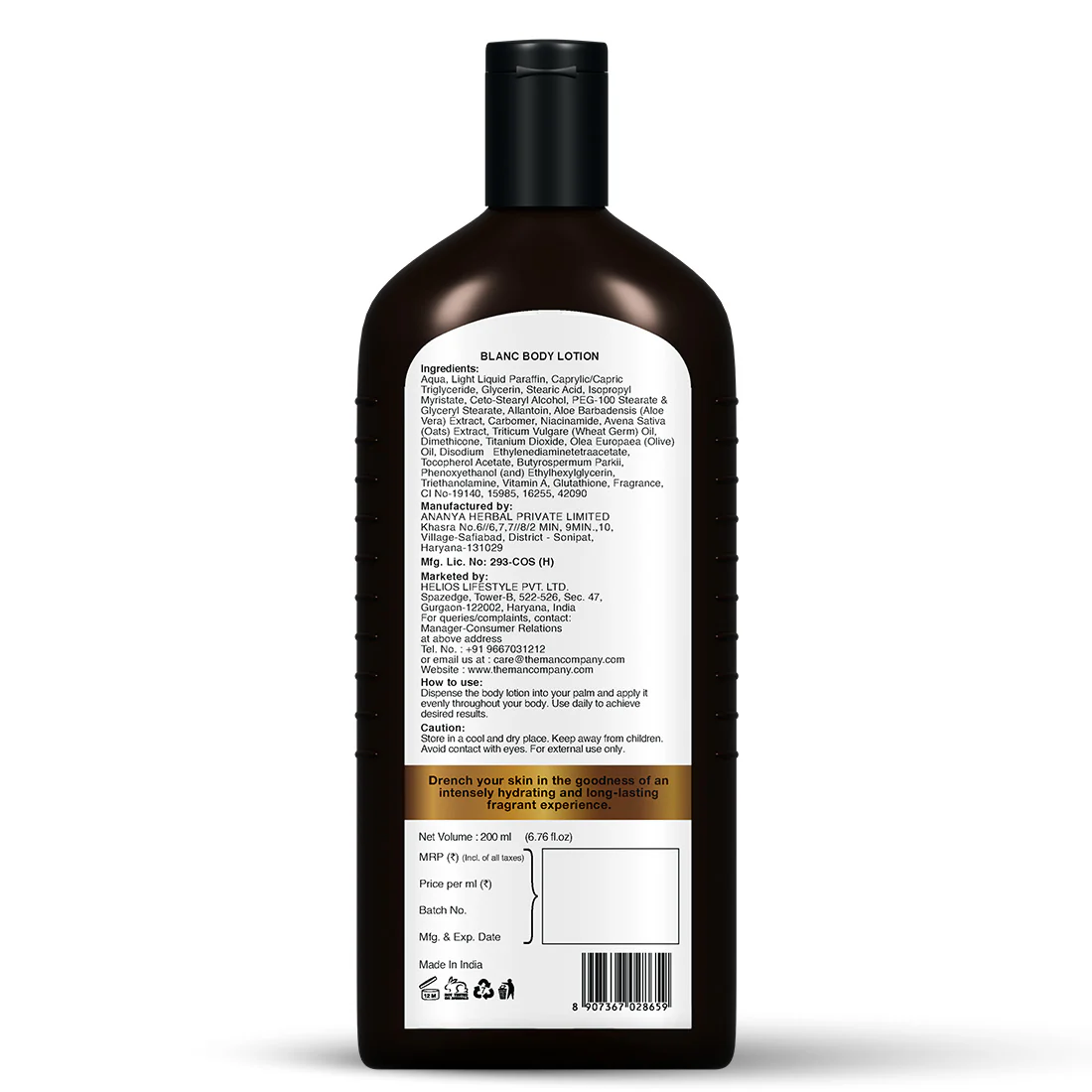 Blanc Body Lotion | Shea Butter & Niacinamide (200 ML) - Image 8