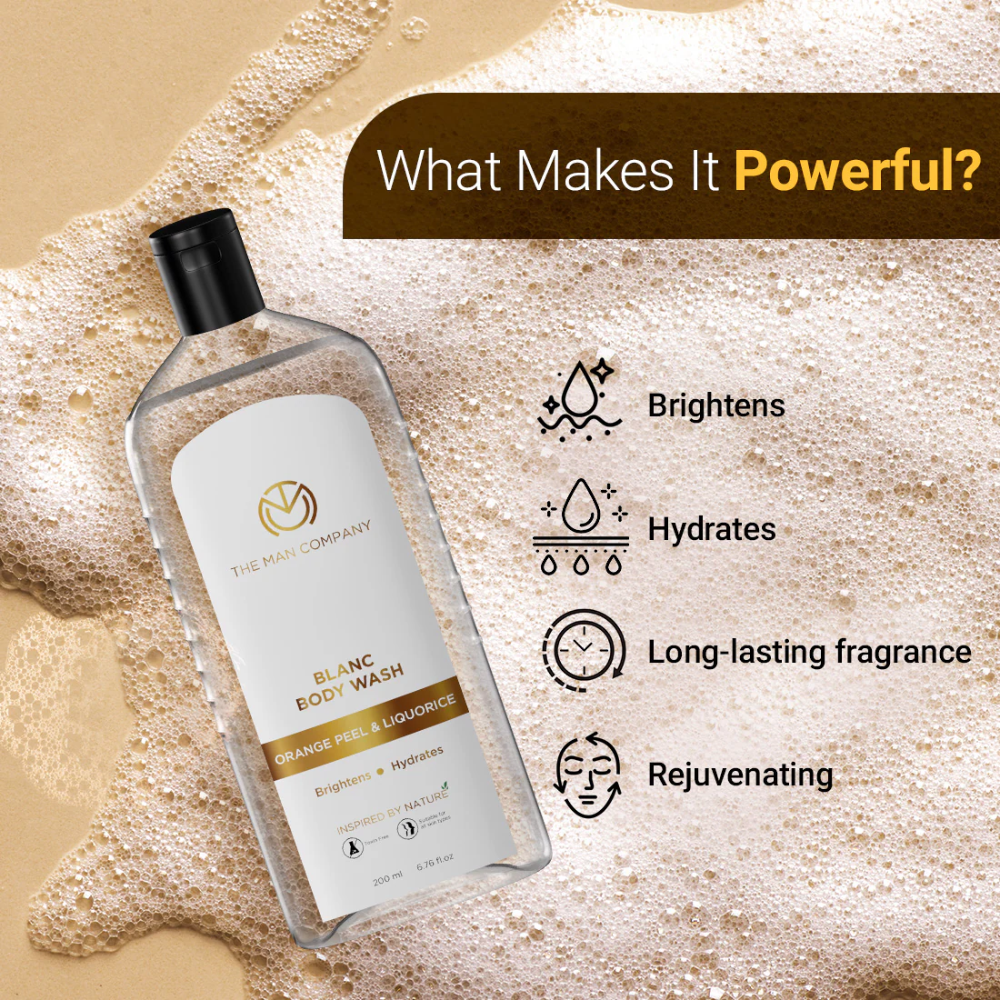 Blanc Body Wash | Orange Peel & Liquorice (200ml) - Image 13