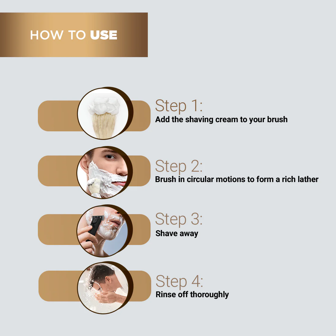 Blanc Shaving Cream | Menthol & Vitamin E 50g - Image 5