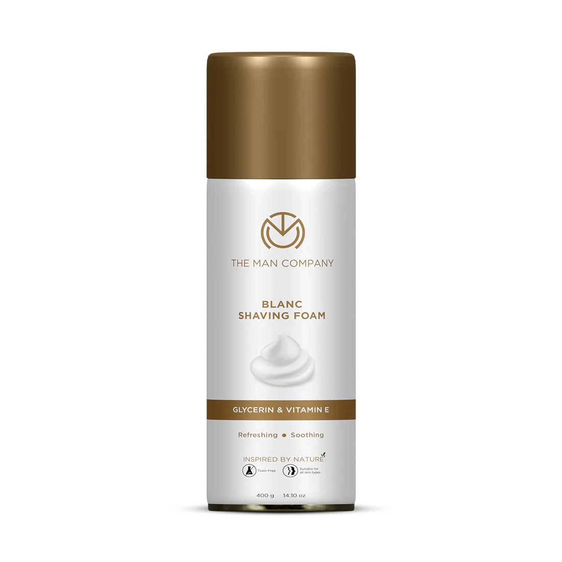 Blanc Shaving Foam | Glycerin & Vitamin E (400g) - Image 6