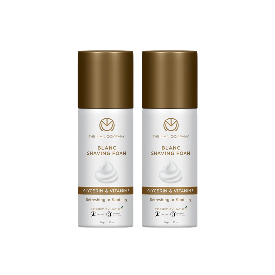 Blanc Shaving Foam | Glycerin & Vitamin E (50g) - Image 8