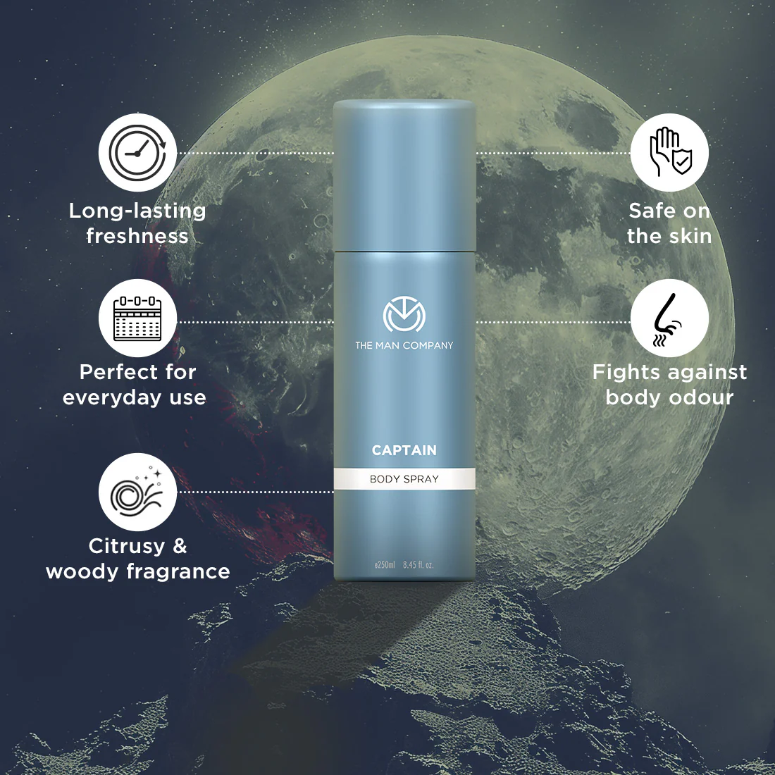 Body Spray | Captain (250ml) - Image 3