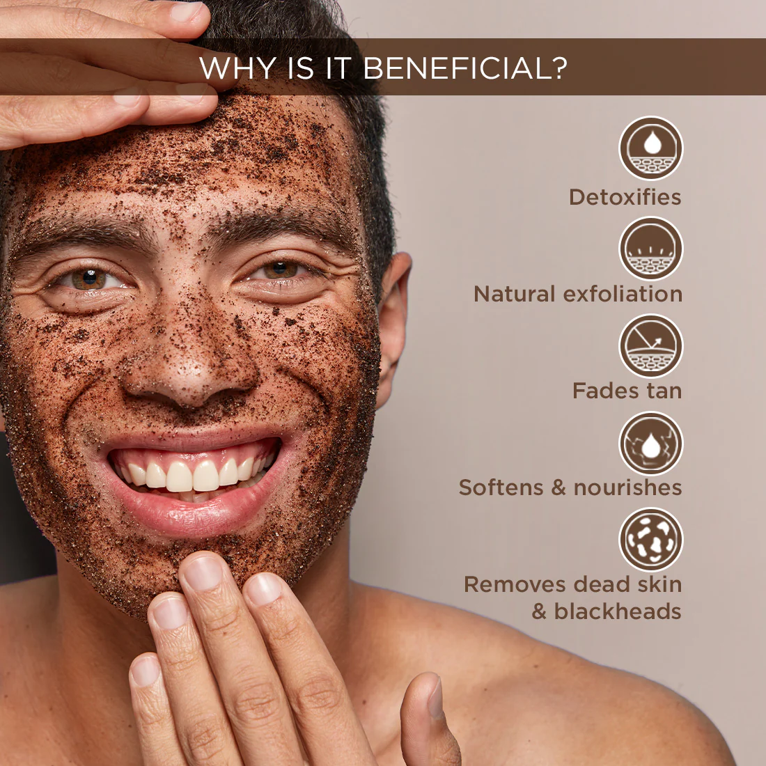Caffeine Face Scrub | Coffee Arabica & Aloe Vera - Image 3