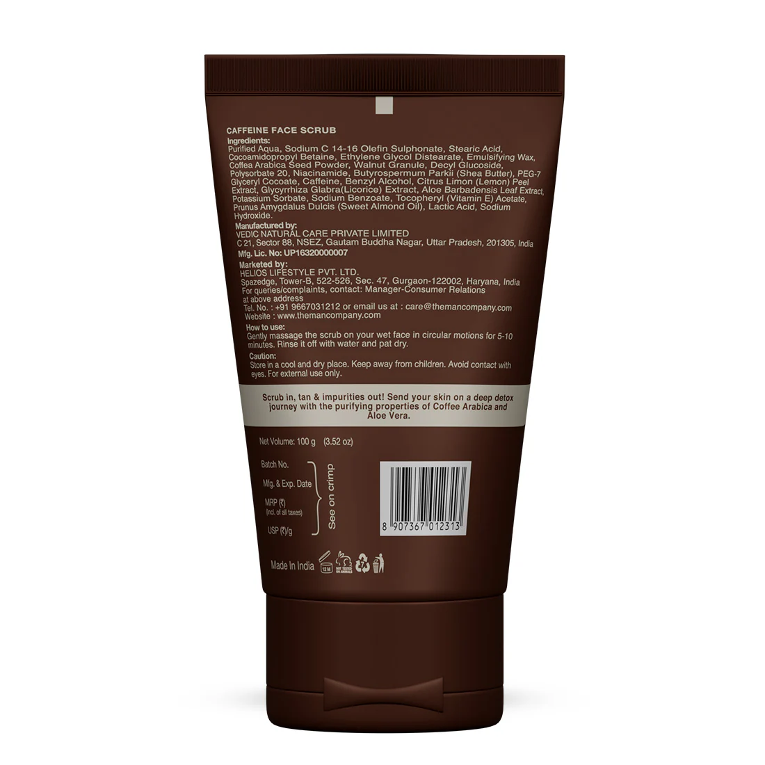 Caffeine Face Scrub | Coffee Arabica & Aloe Vera - Image 8