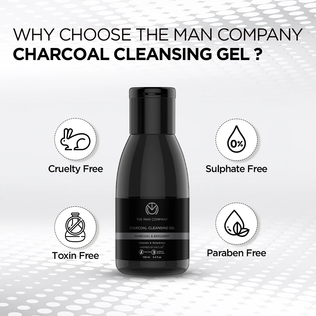 Charcoal Cleansing Gel | Charcoal & Bergamot - Image 4