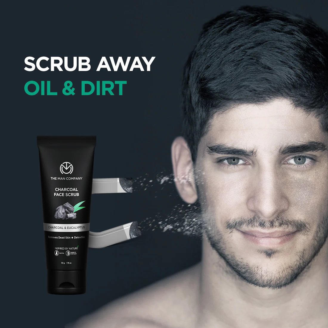 Charcoal Face Scrub (50ml) - Image 6