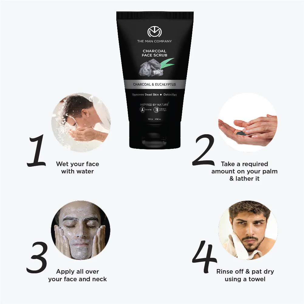 Charcoal Face Scrub | Charcoal & Eucalyptus (100g) - Image 7
