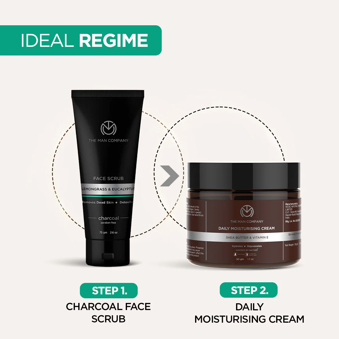 Charcoal Face Scrub | Lemongrass & Eucalyptus (75gm) - Image 4