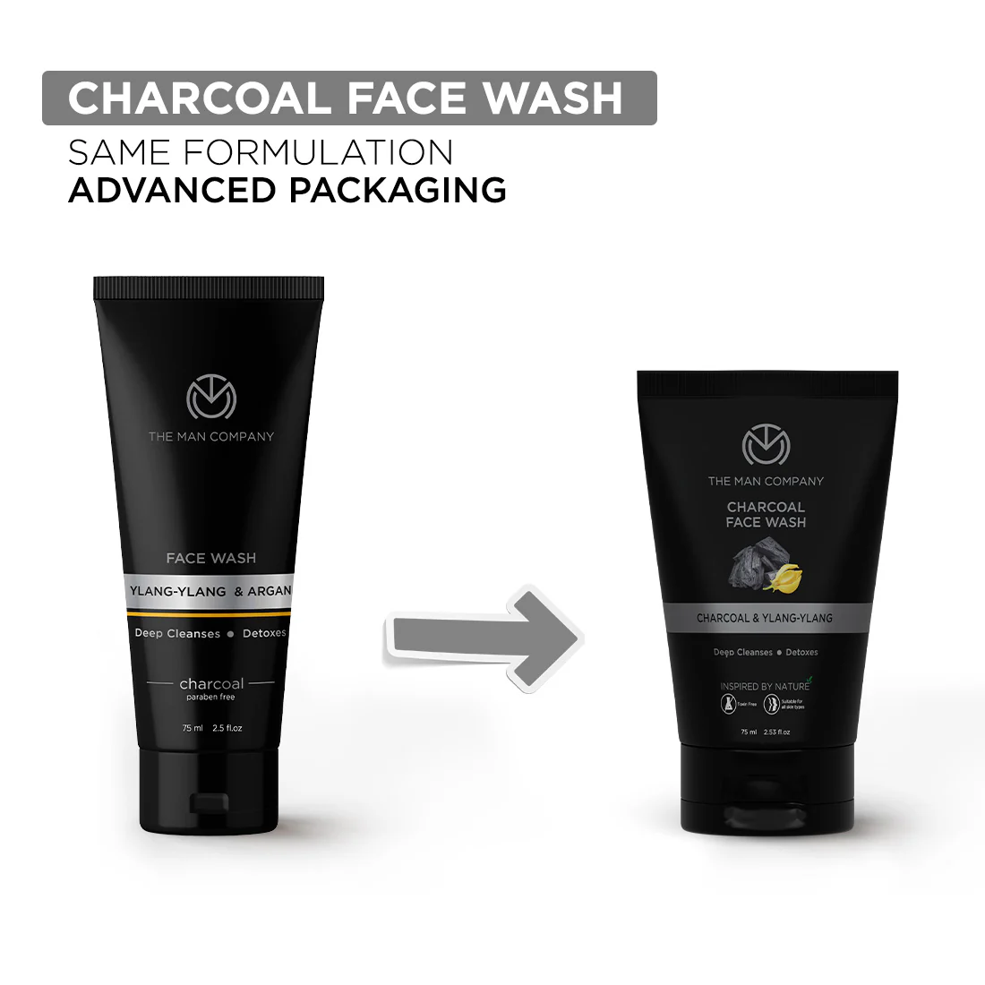Charcoal Face Wash I Charcoal & Ylang Ylang (75ml) - Image 6