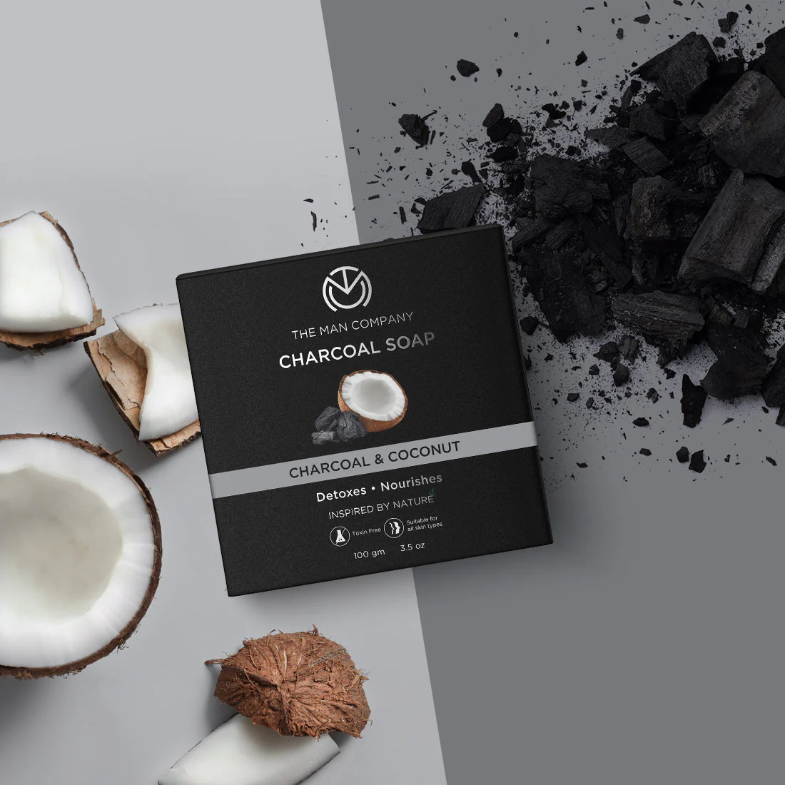 Charcoal Soap | Charcoal & Coconut (100g) - Image 8