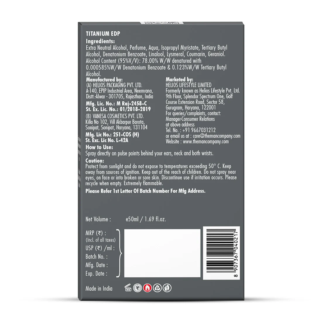 EDP I Titanium 50ml - Image 9
