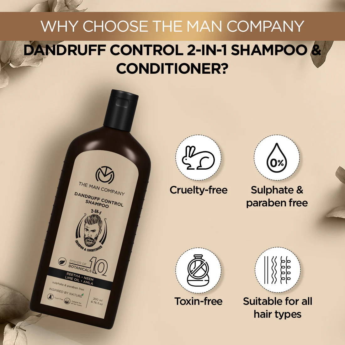 Dandruff Control 2-in-1 Shampoo & Conditioner | Power of Ten Botanicals - Image 6