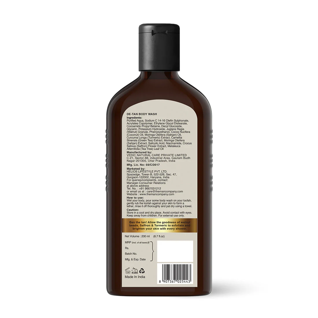 De-Tan Body Wash I Saffron & Turmeric - Image 7