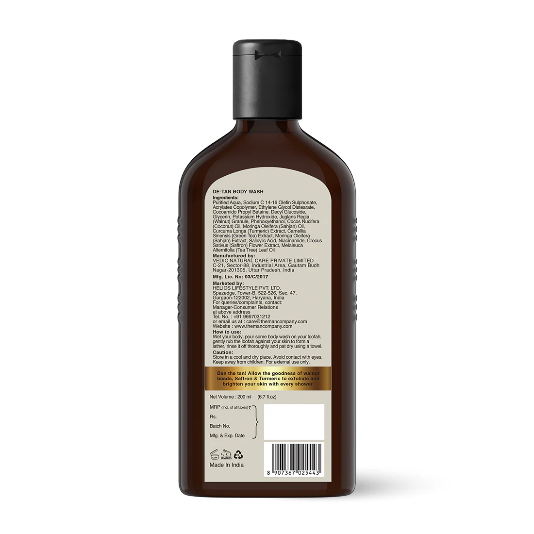 De-Tan Body Wash I Saffron & Turmeric - Image 7