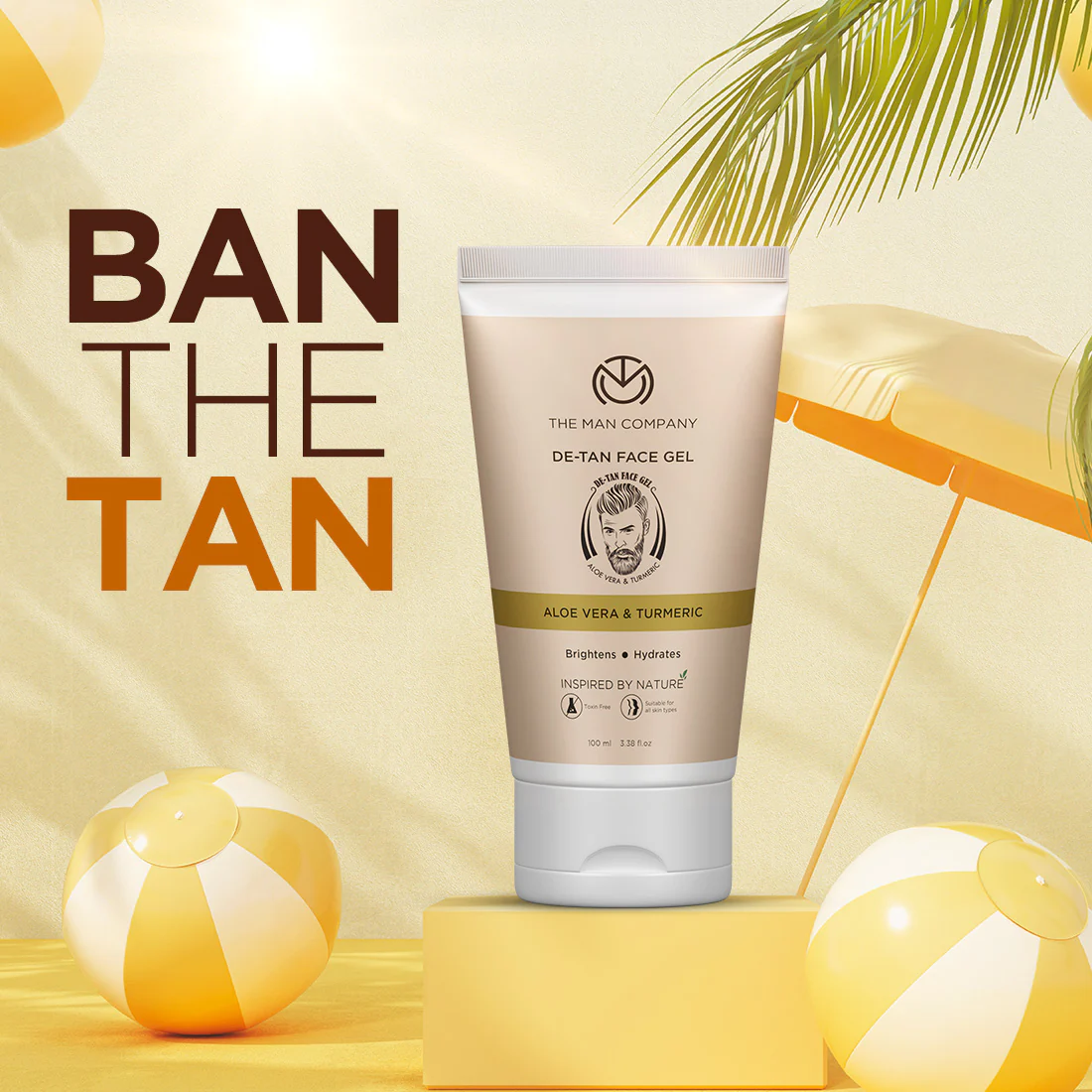 De-Tan Face Gel I Aloe Vera & Turmeric - Image 5