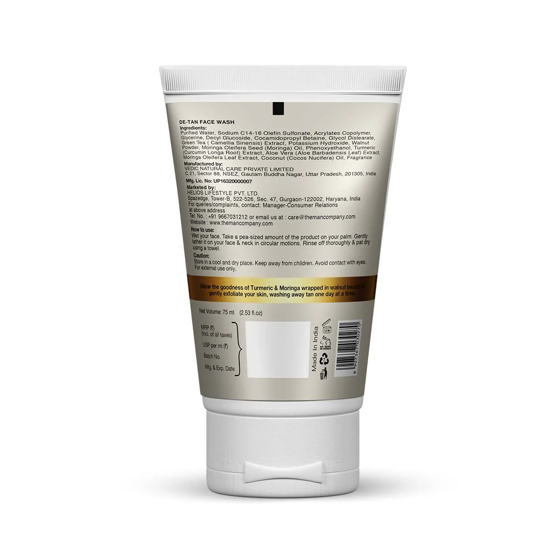 De-Tan Face Wash I Moringa & Turmeric - Image 25