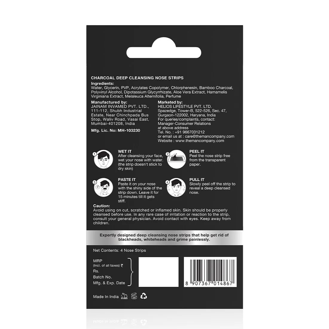 Deep Cleansing Nose Strip | Bamboo Charcoal & Aloe Vera - Image 9