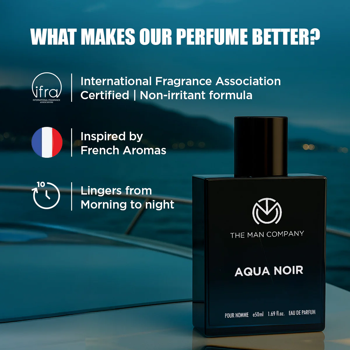 Eau De Parfum | Aqua Noir 50ml - Image 5