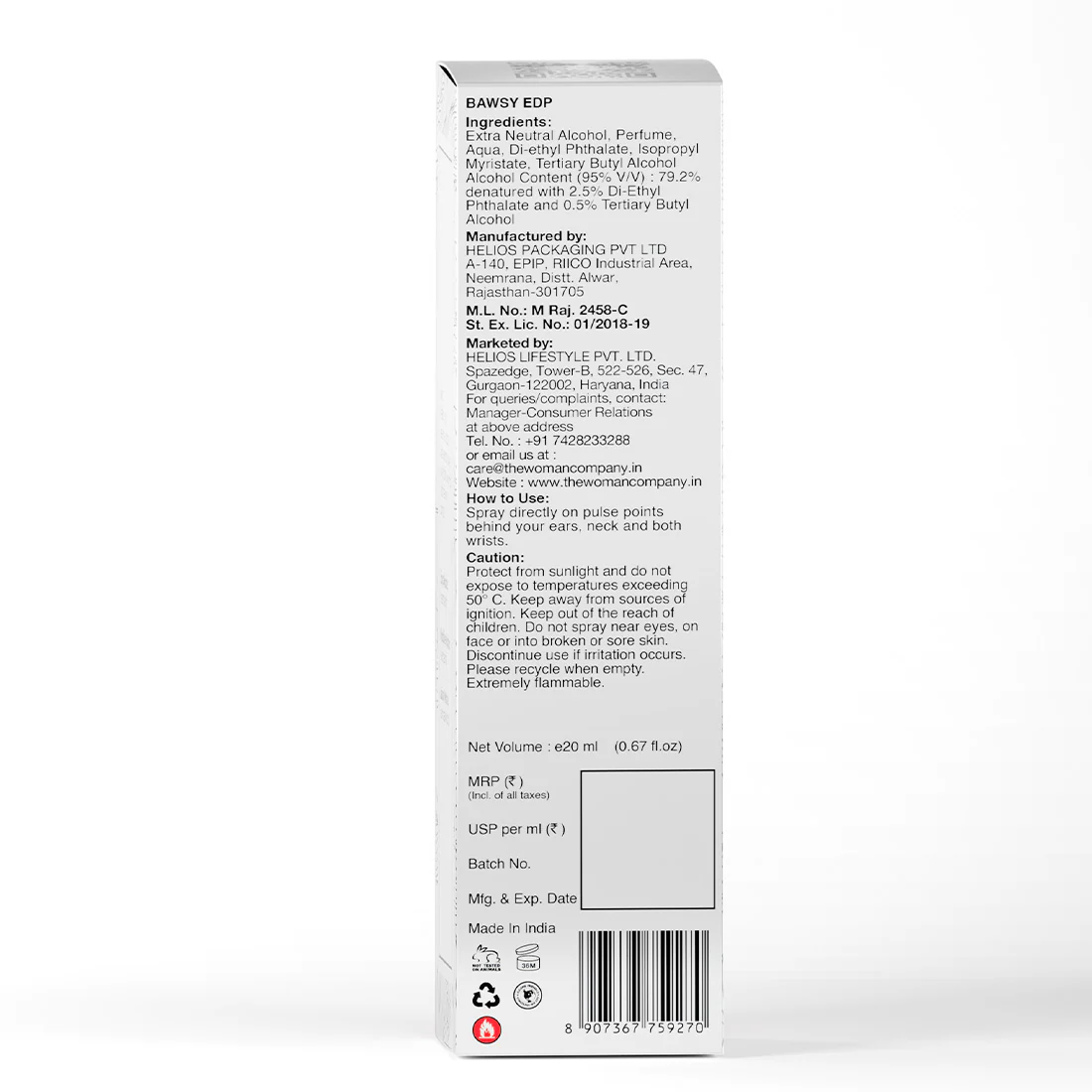 Eau De Parfum | Bawsy (20ml) - Image 3