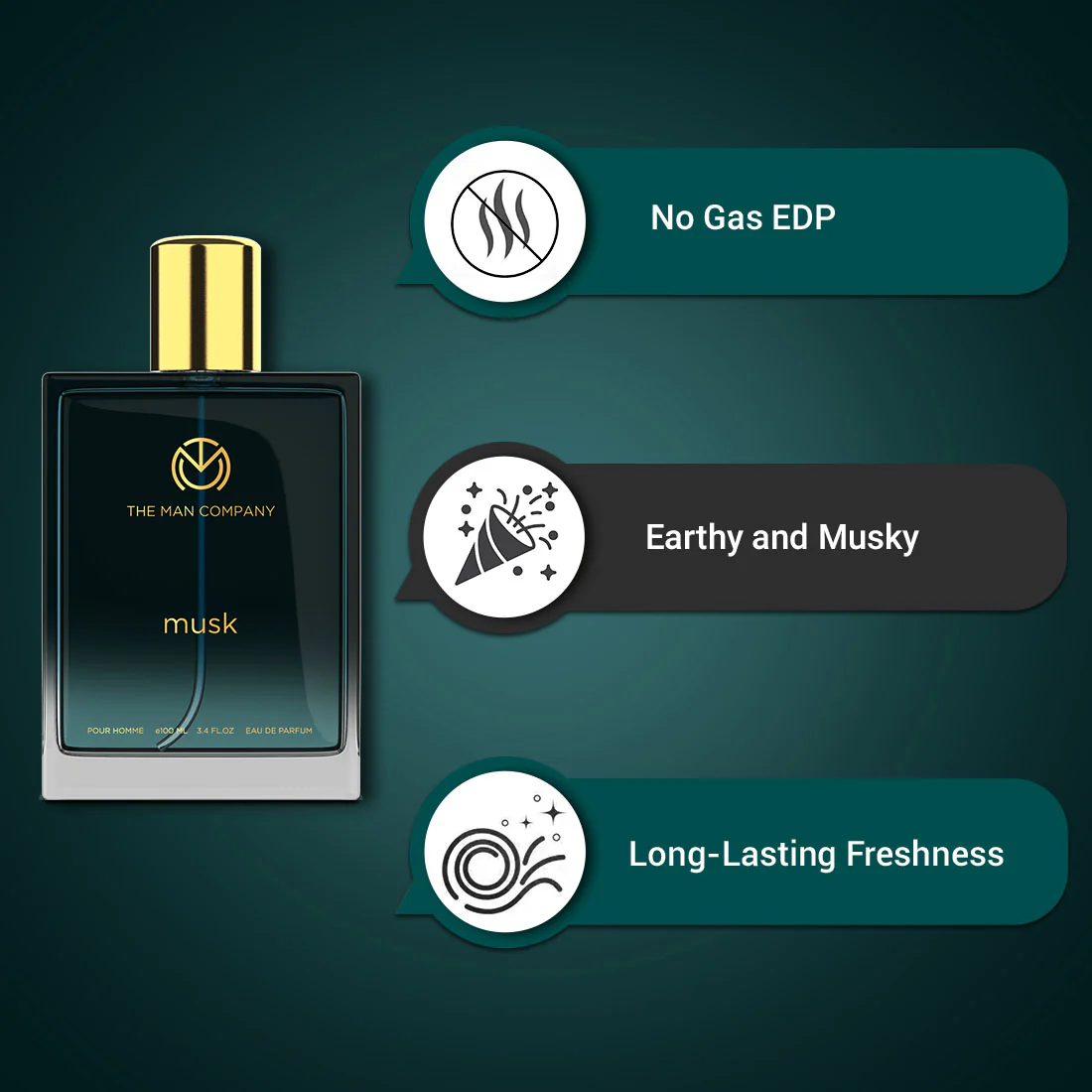 Eau De Parfum | Musk (100ml) - Image 3