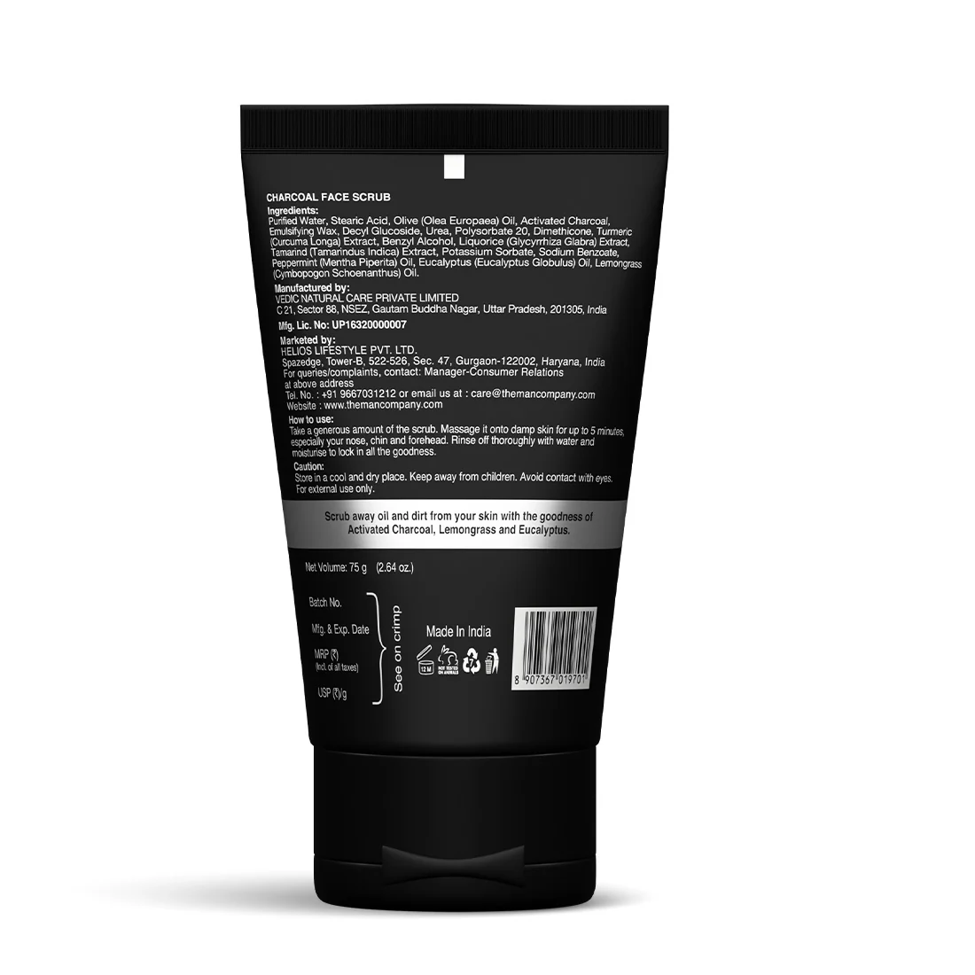 Charcoal Face Scrub | Charcoal & Eucalyptus - Image 30