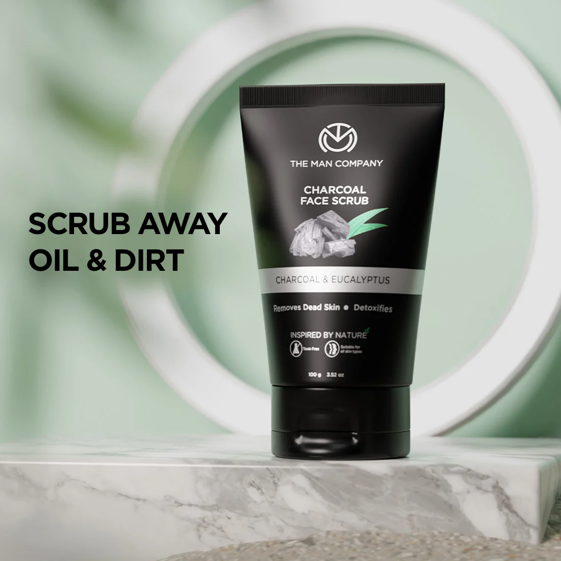 Charcoal Face Scrub | Charcoal & Eucalyptus - Image 6