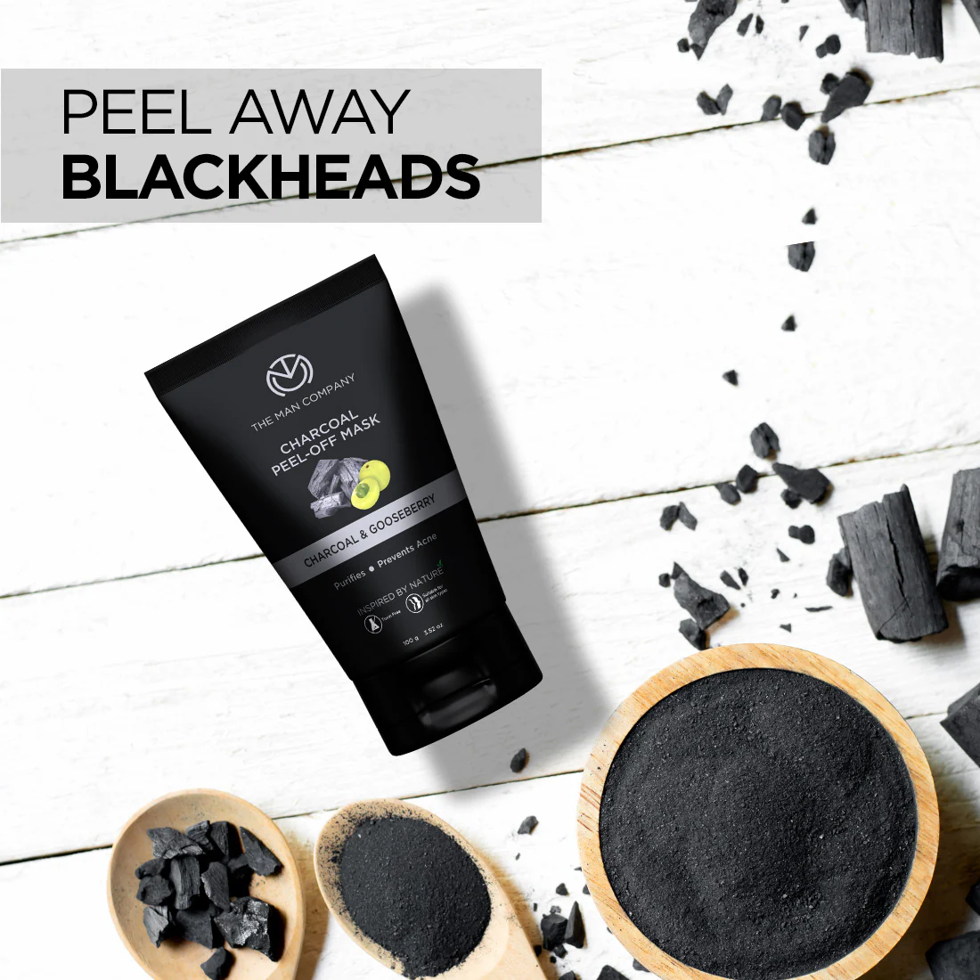 Charcoal Peel Off Mask | Charcoal & Gooseberry - Image 25