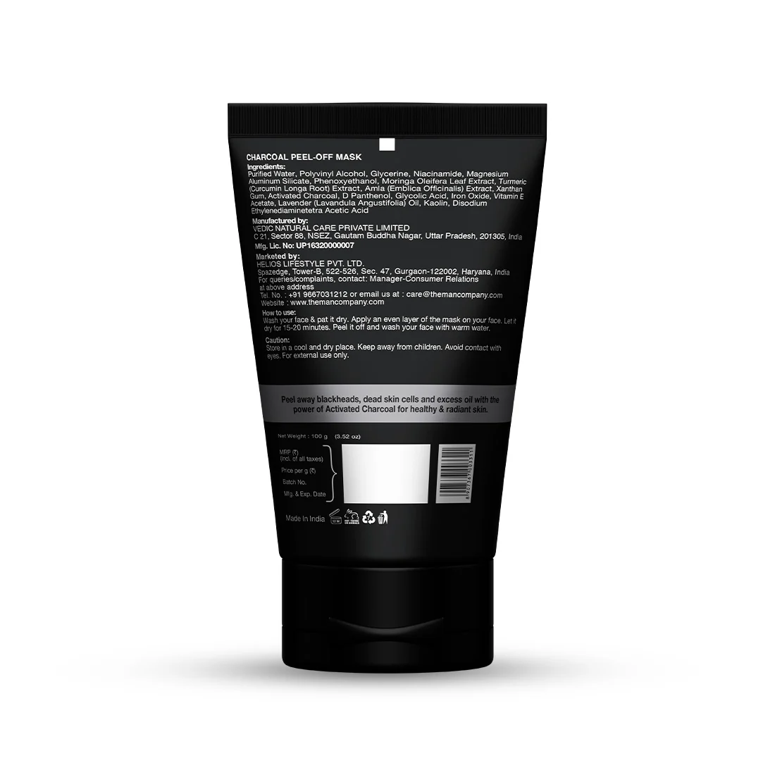 Charcoal Peel Off Mask | Charcoal & Gooseberry - Image 6