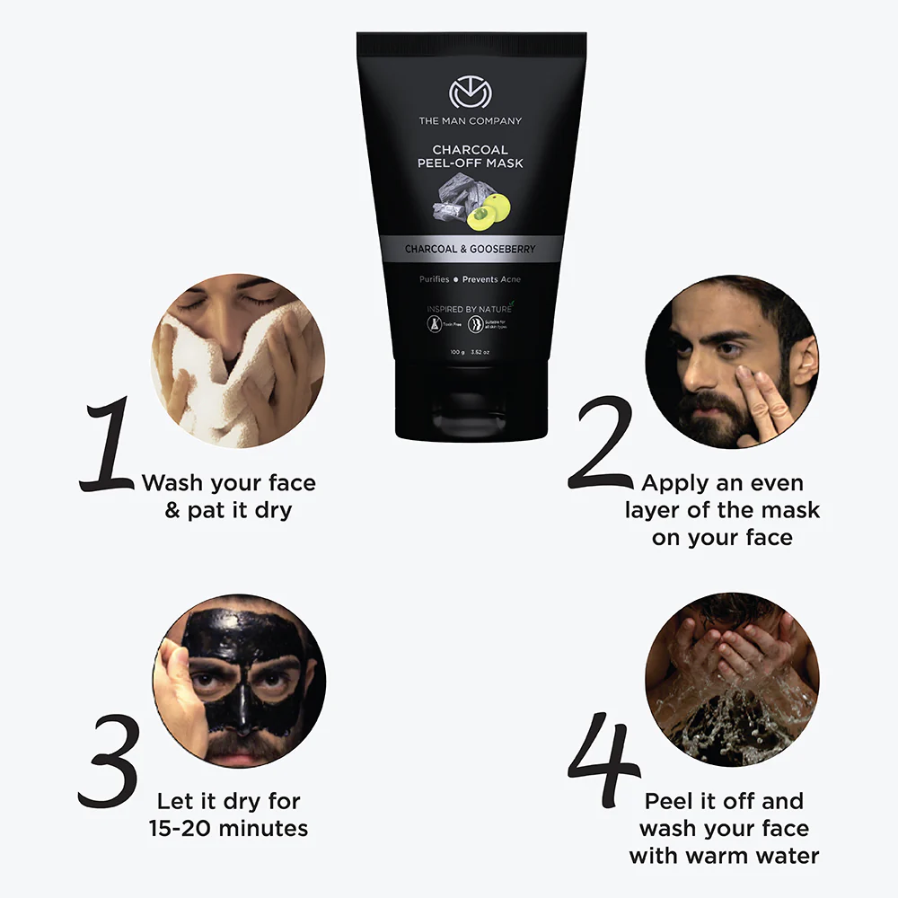 Charcoal Peel Off Mask | Charcoal & Gooseberry - Image 7