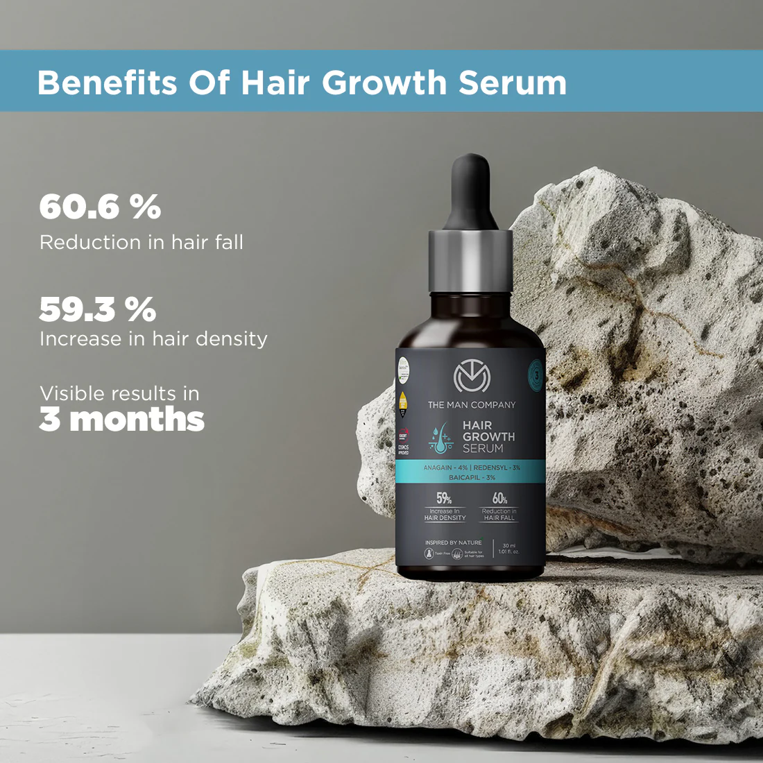 Hair Growth Serum | Visible Result in 3 Months (30ml) - Image 3