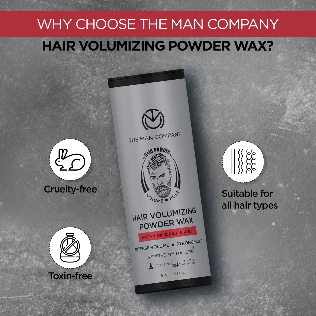 Hair Volumizing Powder Wax | Argan Oil & Rice Starch - Image 4