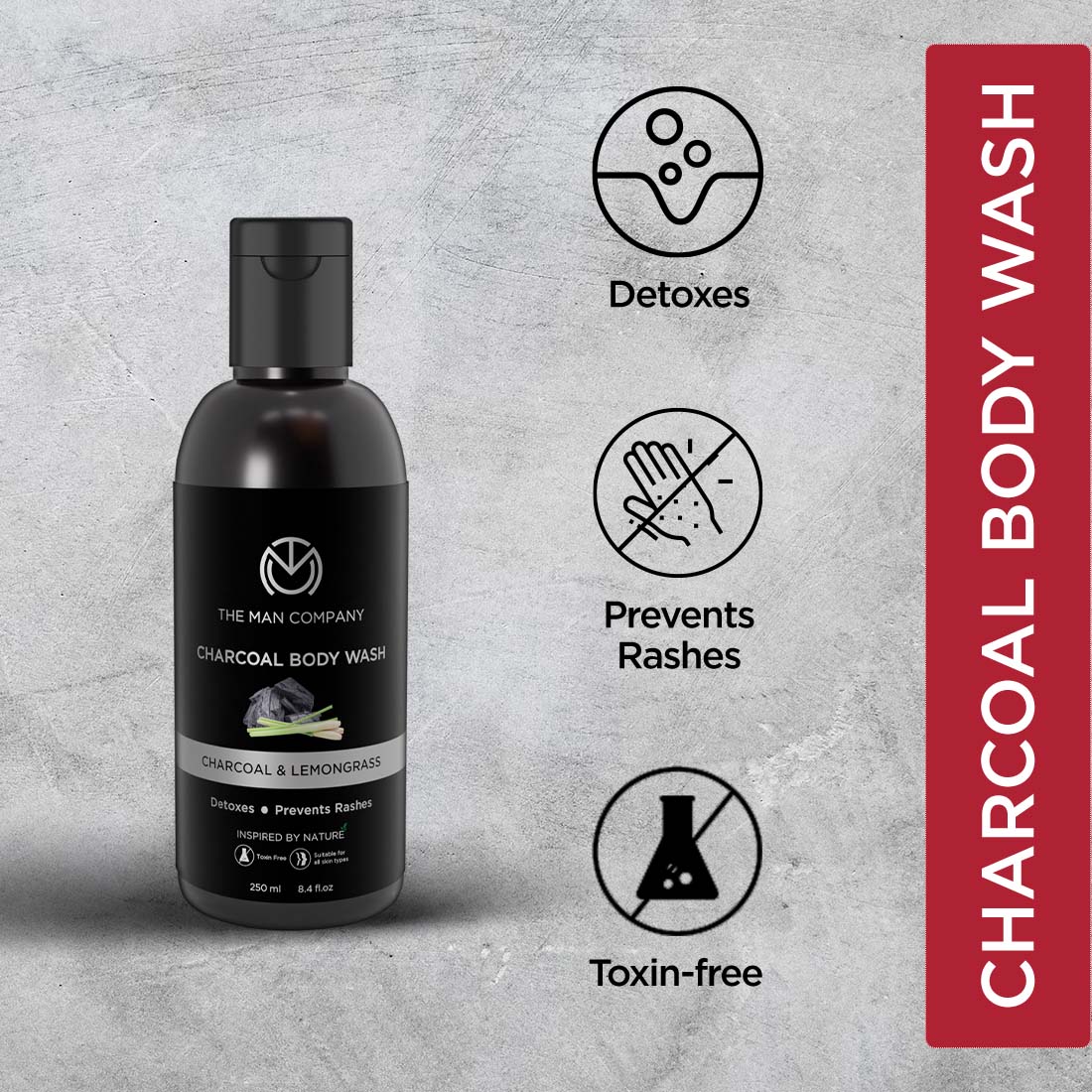 Charcoal Body Wash | Charcoal & Lemongrass - Image 5