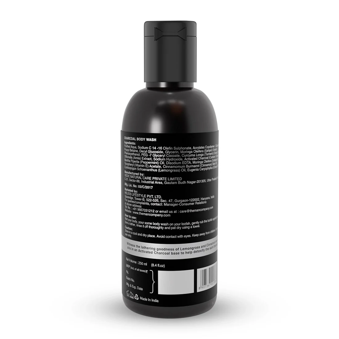 Charcoal Body Wash | Charcoal & Lemongrass - Image 6
