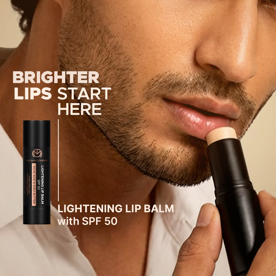 Lightening Lip Balm for Men | Reduces Lip Darkness | Sun Protection with SPF 50 | Nourishes & Hydrates - Image 10