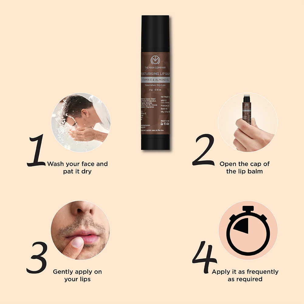 Moisturising Lip Balm | Vitamin E & Almond Oil - Image 15