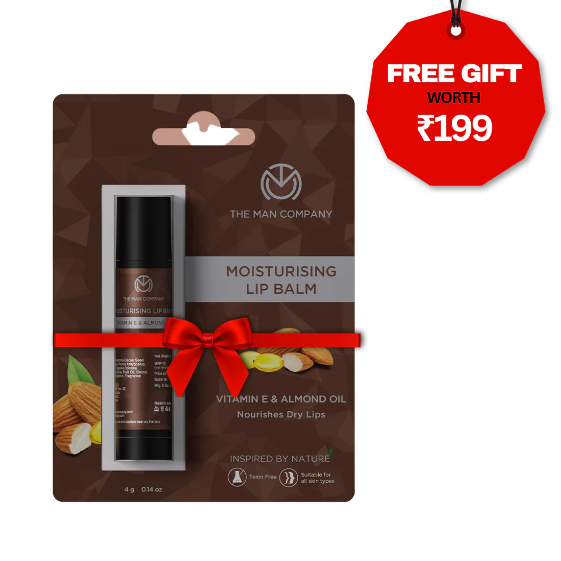 Moisturising Lip Balm | Vitamin E & Almond Oil - Image 3