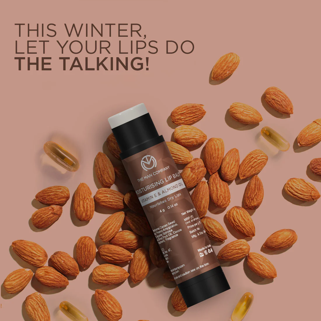 Moisturising Lip Balm | Vitamin E & Almond Oil - Image 6