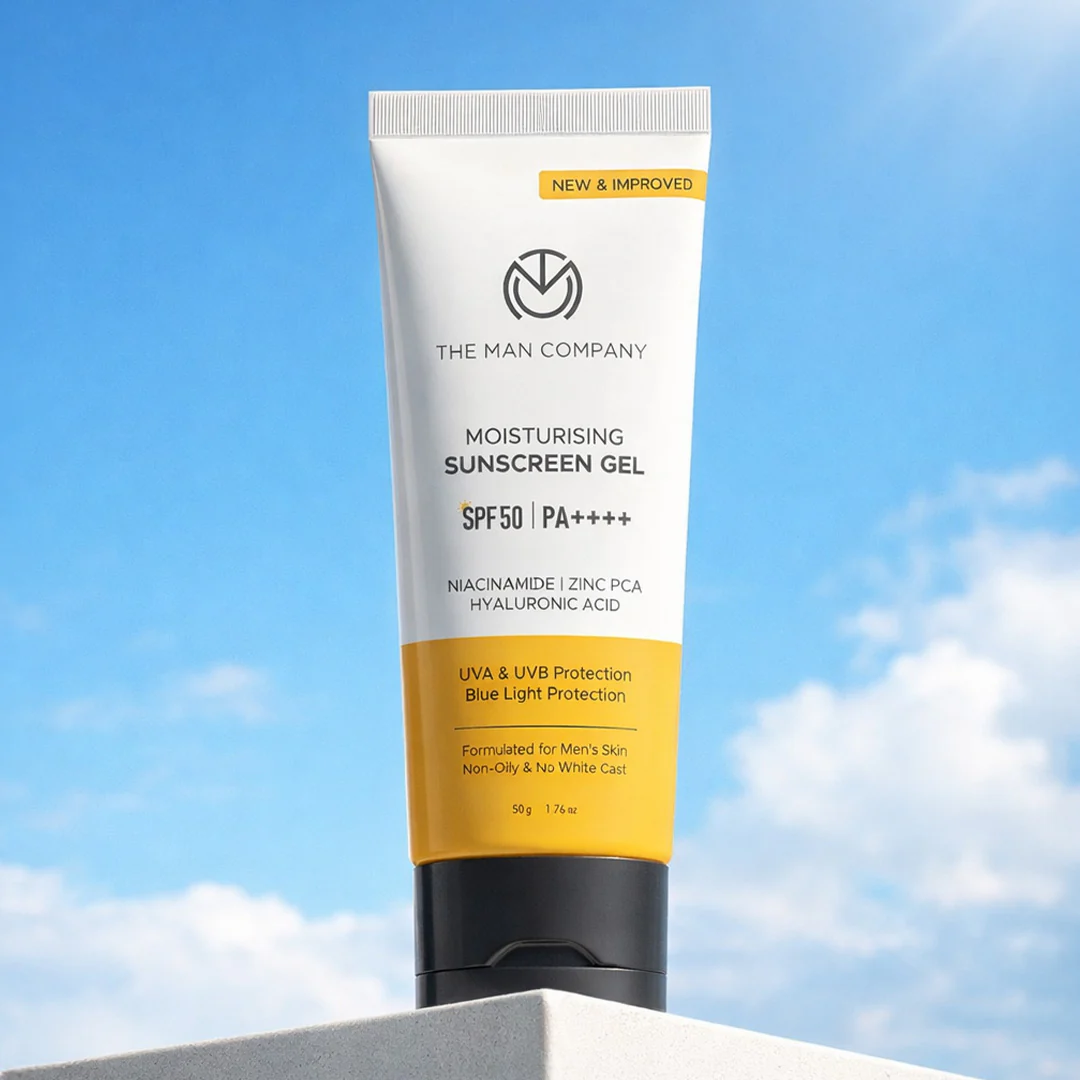 Moisturising Sunscreen Gel for Men | SPF50 PA++++ - Image 19